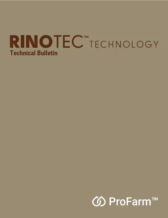 Image of the RinoTec Technology Technical Bulletin cover page